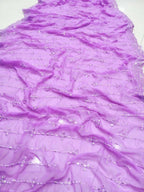Jyoti Fashion Beautiful Lavender Sequence with Thread Embroidery work Faux Georgette Lehenga Choli with Dupatta