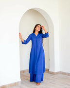 Aayaa Designer Pure Cotton 2 Piece Set Kurti & Set - Distacart
