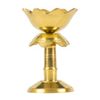 Spillbox Gold-Toned Brass Kuthu Vilakku Pooja Essential