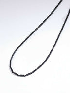 NVR Men's Black Toned Silver plated chain - Distacart