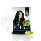 Nisha Henna Based Hair Colour For Women & Men Natural Black
