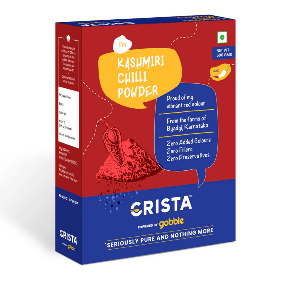 Crista Spices Kashmiri Chilli Powder - Distacart