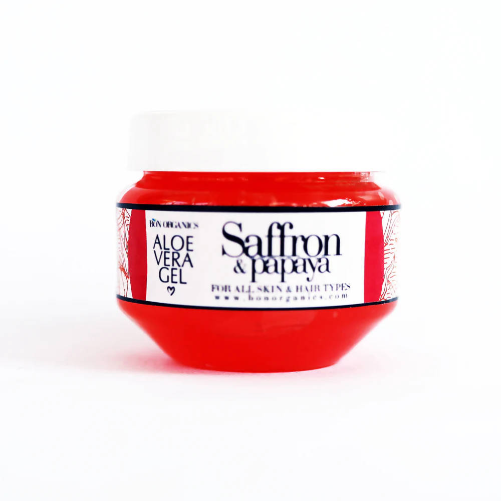 Bon Organics Aloe Vera Gel With Saffron & Papaya