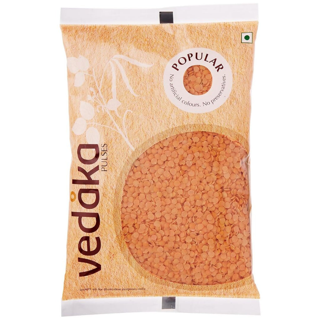 Vedaka Red Masoor Dal Split - Distacart