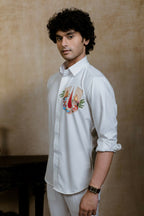 4Way White Chitra Srinivasa Shirt By Hilo Design