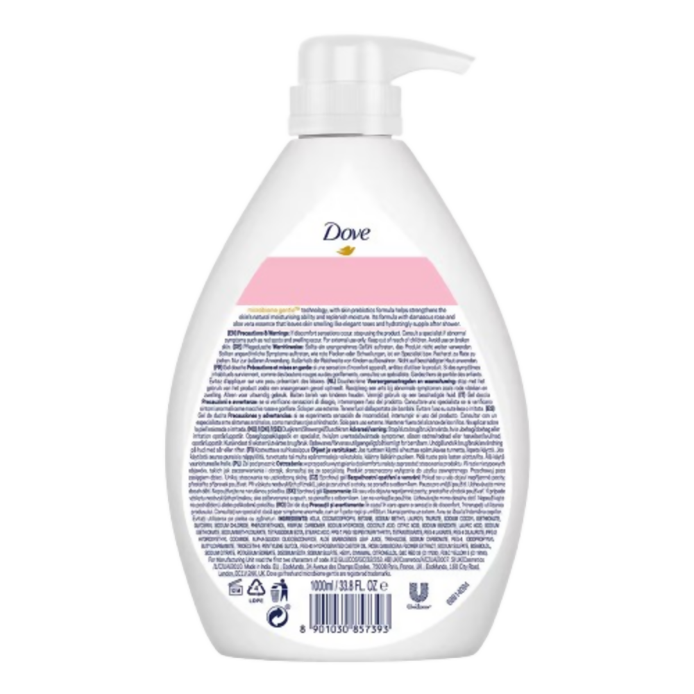Dove Body Wash- Soothing Rose & Aloe Vera Body