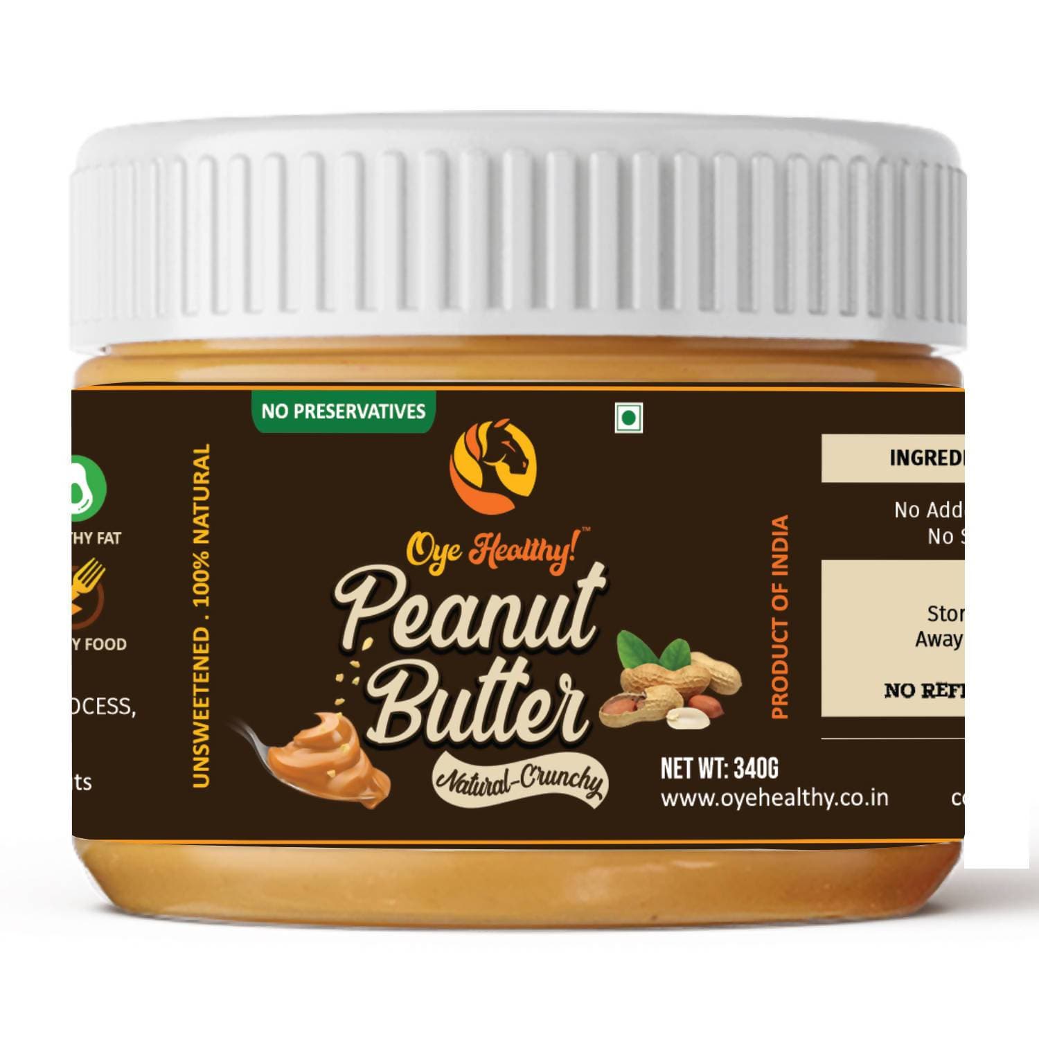 Oye Healthy Peanut Butter Natural Crunchy