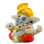 Puja N Pujari Pagadi Ganapati Idol For Car Dashboard