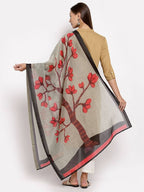 Myshka Women's Multi Cotton Print Casual Dupatta