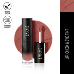 Lakme Xtraordin-Airy One-And-Done Lip, Eye & Cheek Tint - Nude Nudge