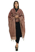 Mominos Fashion Moeza Handloom Cotton Maroon Dupatta