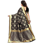 Vamika Banarasi Jaquard Black Weaving Saree (Banarasi 26)