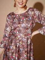 Myshka Women Multi Printed Co-Ords - Distacart