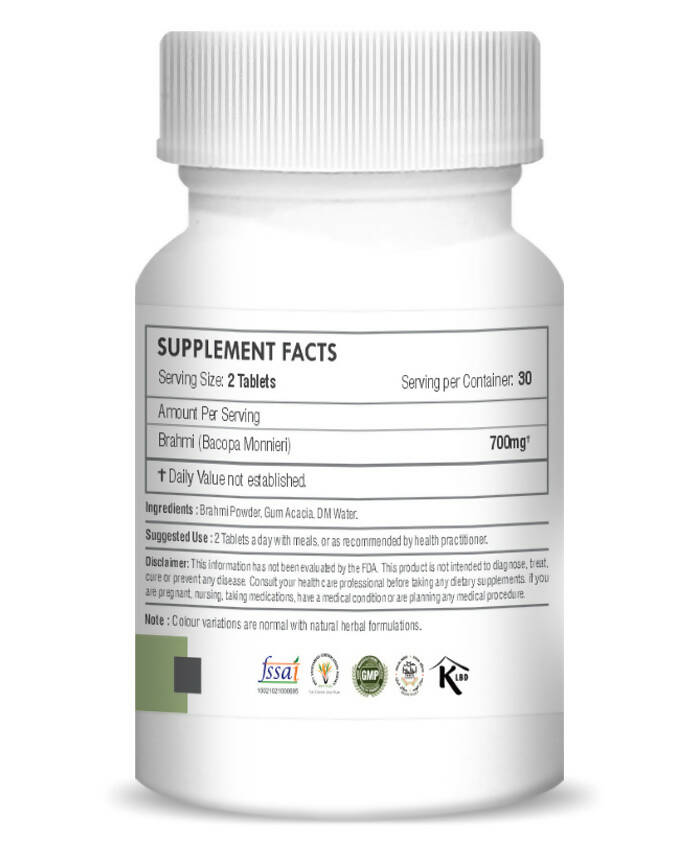 H&C Herbal Brahmi Tablets - Distacart