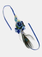 NVR Women & Men Set of 2 Blue Peacock Design Bhaiya Bhabhi Rakhi With Roli Chawal - Distacart